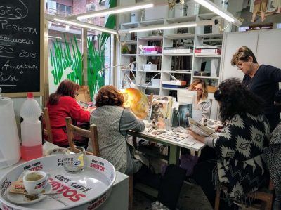 Malerei im Porzellanladen in Rom Italien