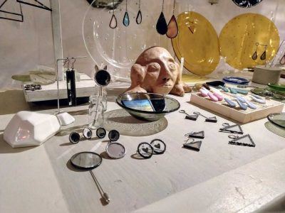 Di Vitro Glasgeschäft in Rom Italien