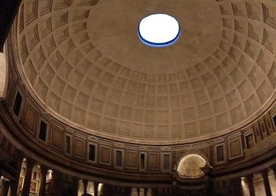 Kuppel es Pantheon in Rom Italiena