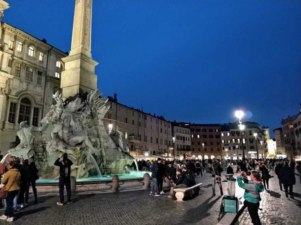 Piazza Navona in Rom Italien