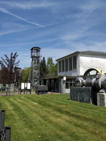 Außensicht Sauerländer Besucherbergwerk in Ramsbeck Deutschland