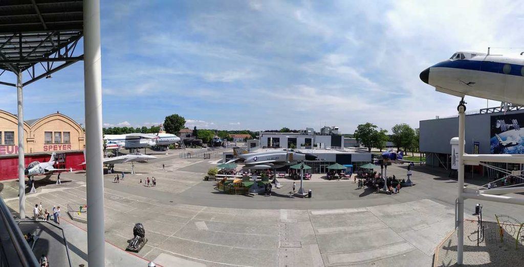 Panorama im Technikmuseum in Speyer Deutschland