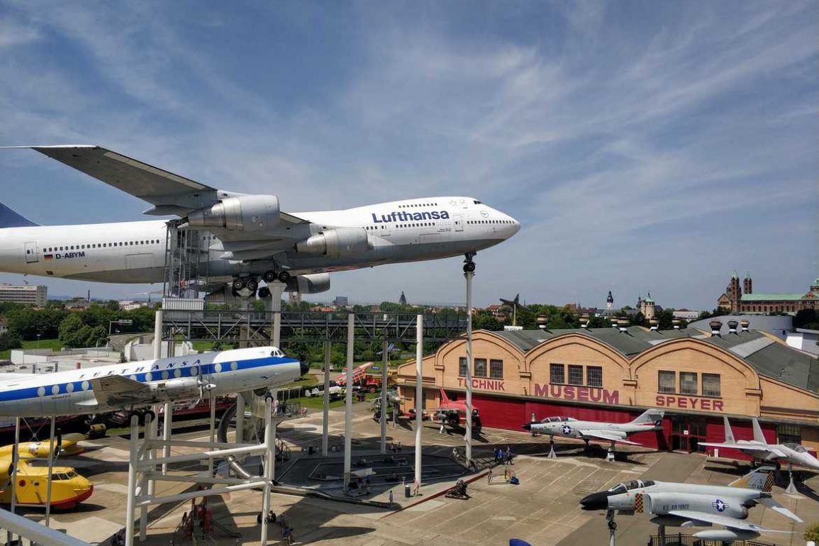 Übersicht Technikmuseum in Speyer Deutschland