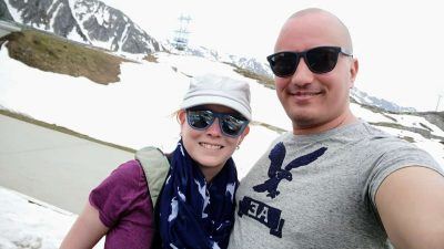 Selfie am Gotthardpass Schweiz