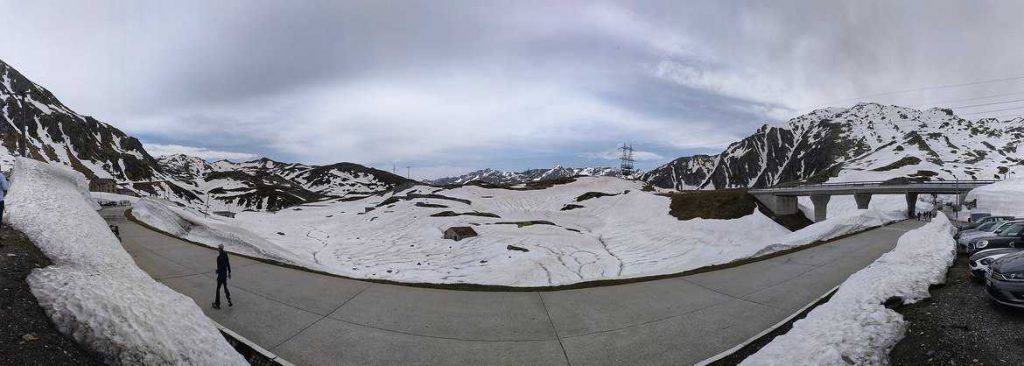Panorama Gotthardpass Schweiz