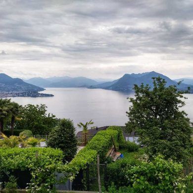 Ausblick auf den Lago Maggiore in Italien