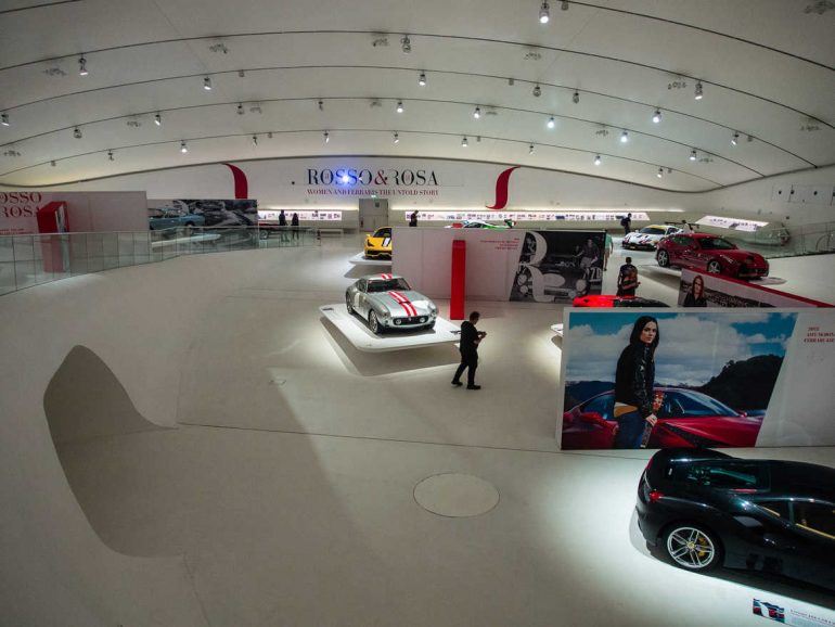 Enzo Ferrari Museum in Modena Italien