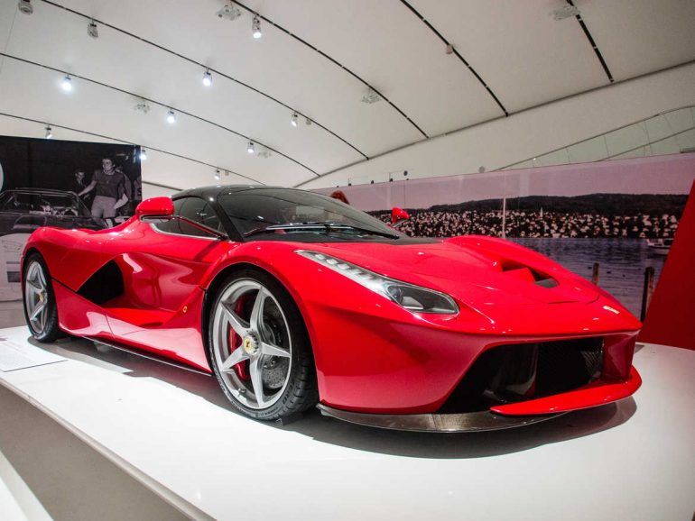 Enzo Ferrari Museum in Modena Italien