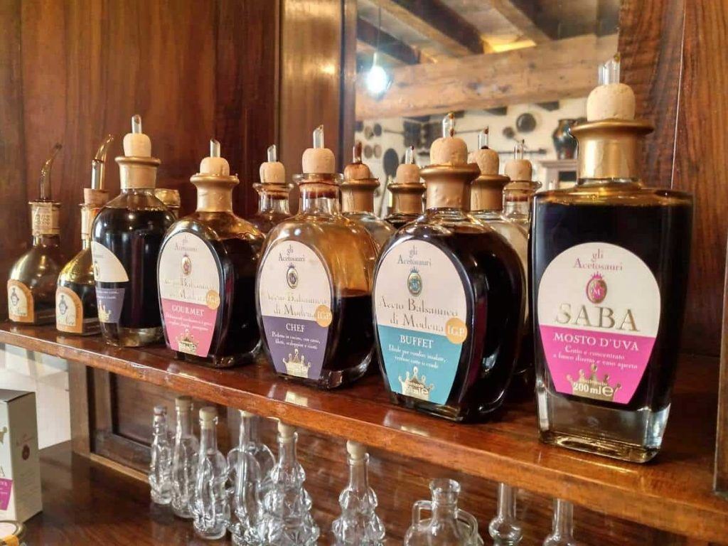 Aceto Balsamico in Modena Italien