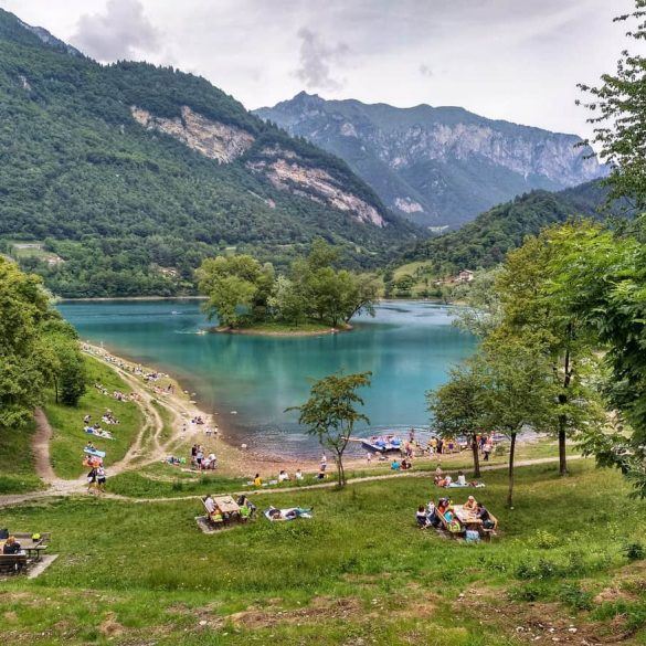 Lago di Tenno in Italien