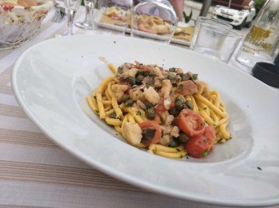 Pasta im Restaurant am Gardasee Italien