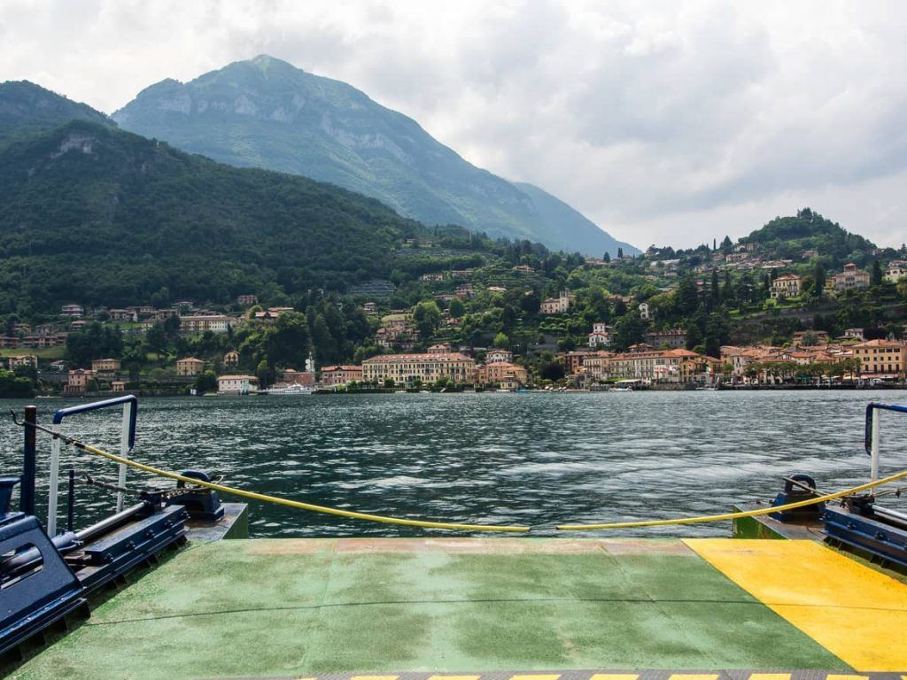 Fähre nach Menaggio am Lago di Como Italien