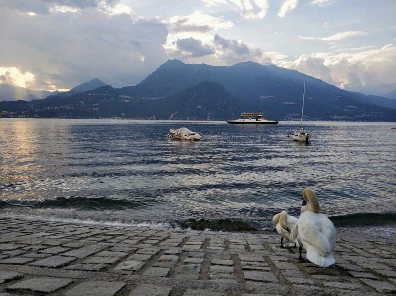 Lago di Como in Italien