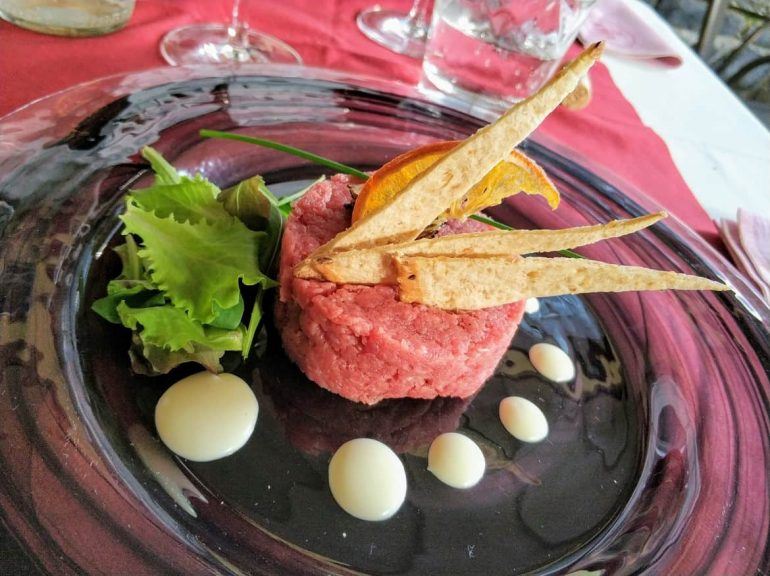 Vorspeise Al Prato Restaurant Lago di Como Italien