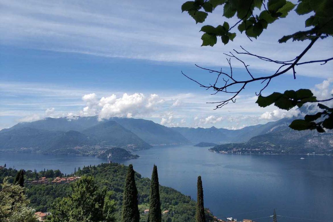 Tolle Aussicht auf den Lago di Como Italien