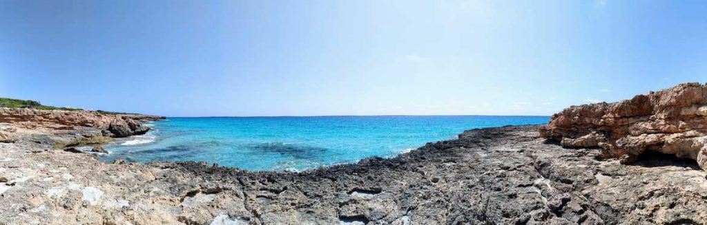 Panorama auf Küstenwanderung Mallorca