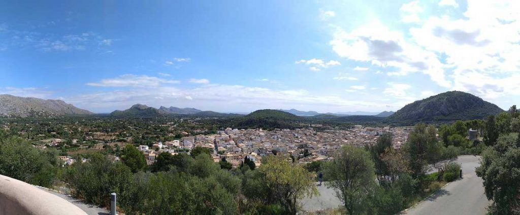 Panorama über Pollenca Mallorca