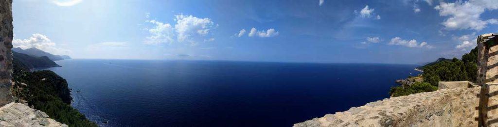 Panorama vom Torre del Verger aus auf Mallorca