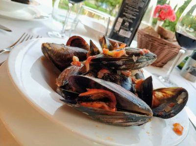 Muscheln in der Finca Son Roig auf Mallorca