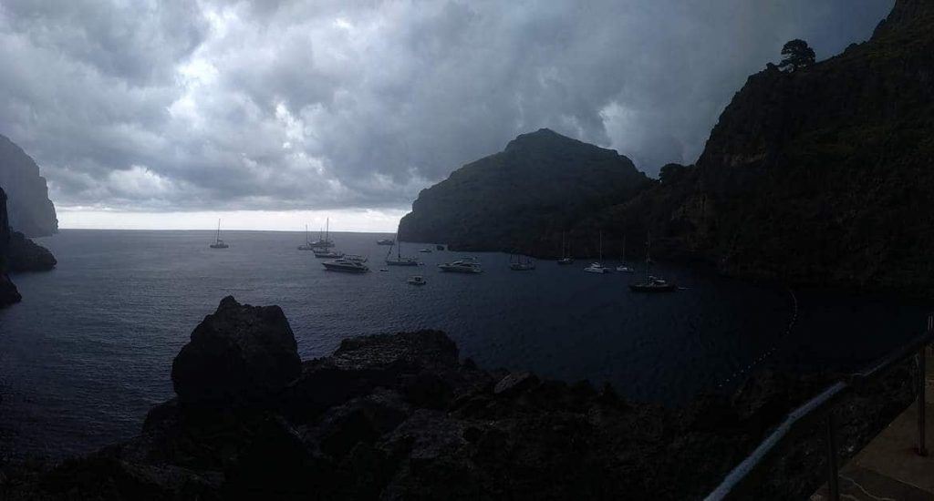 Torrent de Pareis Bucht Sa Calobra auf Mallorca