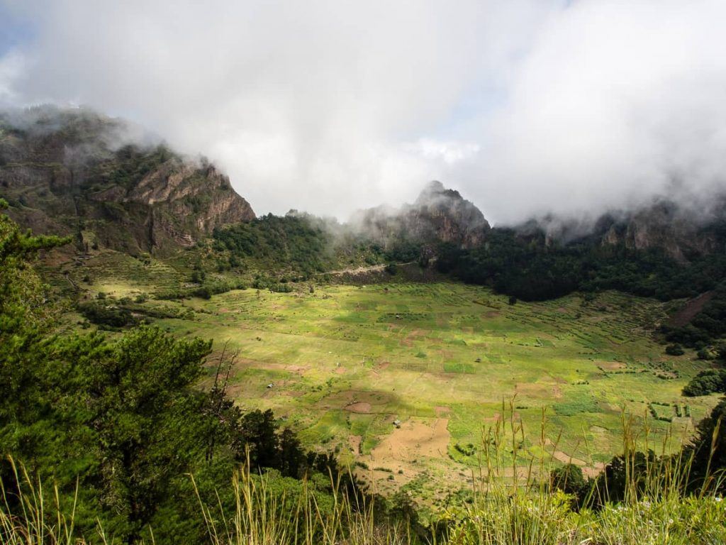 Cova Krater auf Santo Antao Kapverden