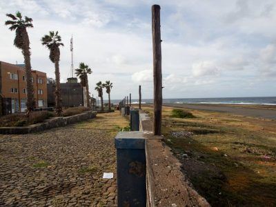 Landebahn vom Flughafen auf Santo Antao Kapverden