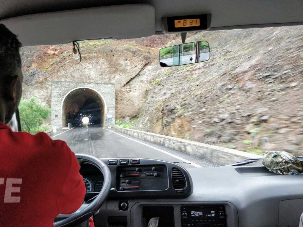 Tunnel auf Santo Antao Kapverden