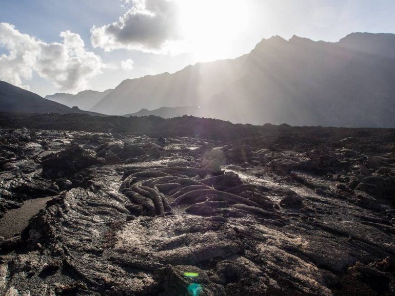 Lava auf Fogo Kapverden