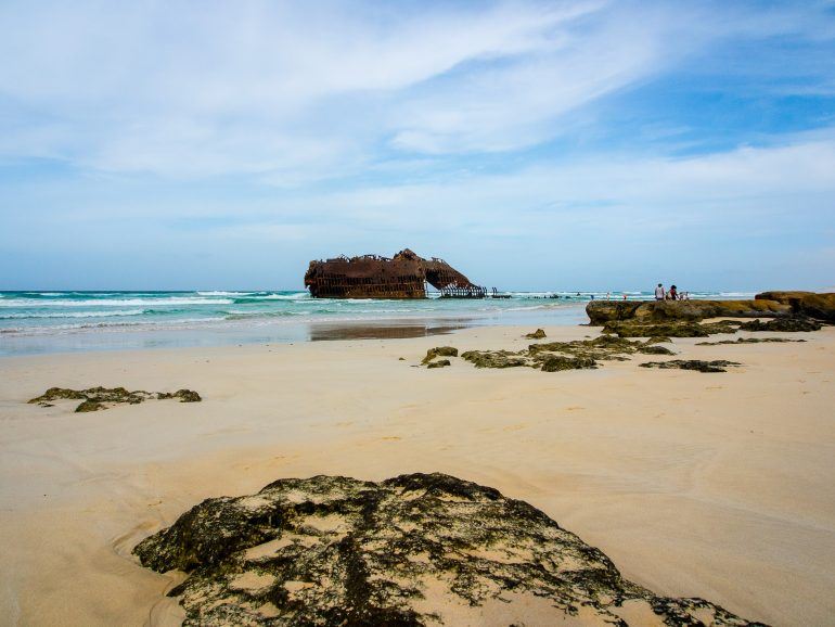 Schiffswrack Cabo Santa Maria auf Boa Vista Kapverden