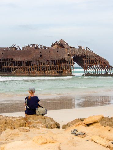 Wrack auf Boa Vista Kapverden