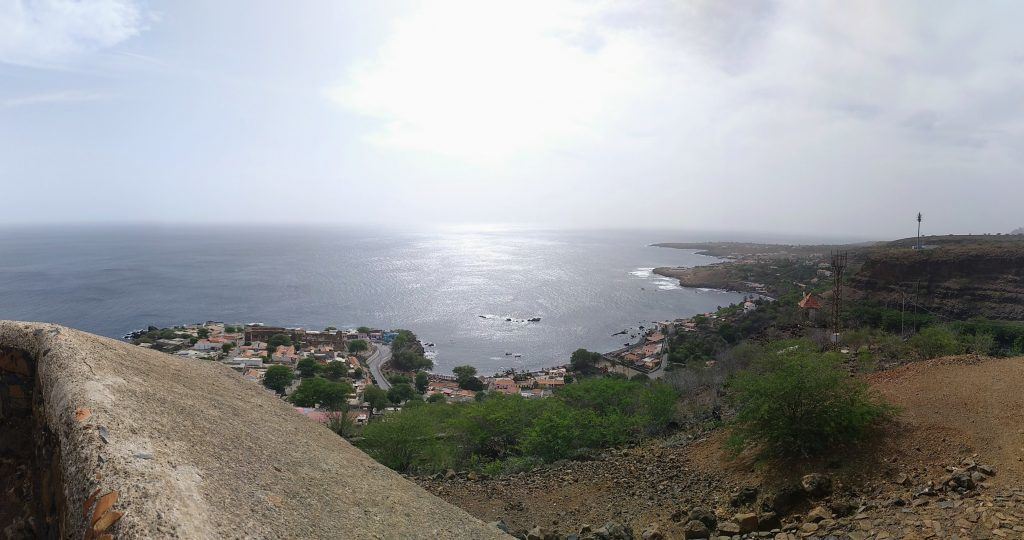 Panorama von der Festung Santiago Kapverden