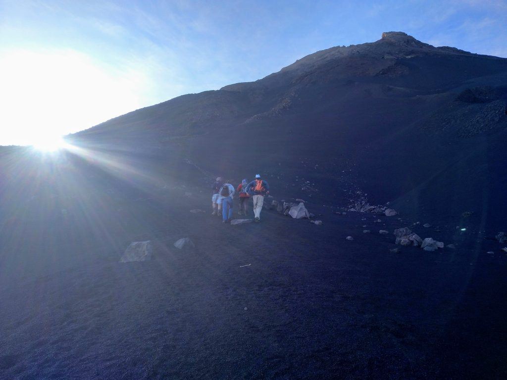 Morgenlicht am Pico Grande auf Fogo Kapverden