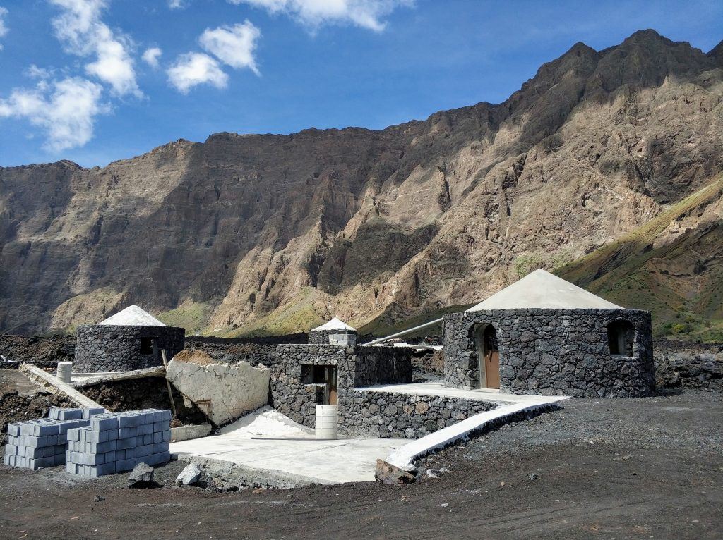 Funco Häuschen am Pico Grande auf Fogo Kapverden