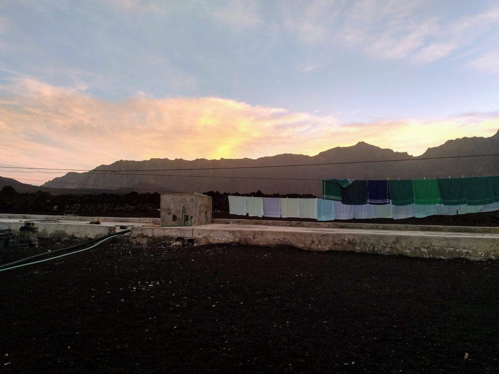 Sonnenuntergang am Pico Grande auf Fogo Kapverden