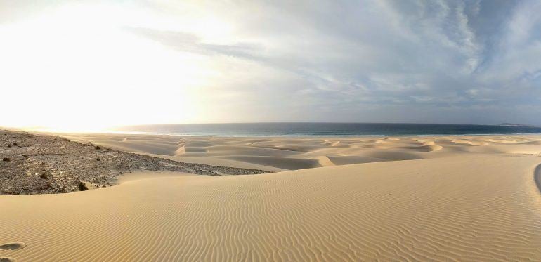 Sonnenuntergang am Praia de Chaves auf Boa Vista Kapverden