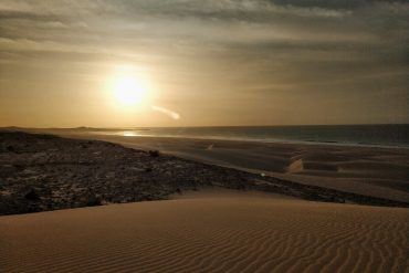 Sonnenuntergang auf der Kapverdischen Insel Boa Vista