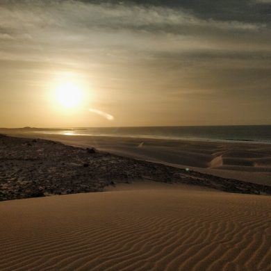 Sonnenuntergang auf der Kapverdischen Insel Boa Vista