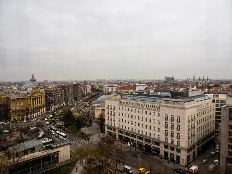 Ausblick aus dem Budapest Eye