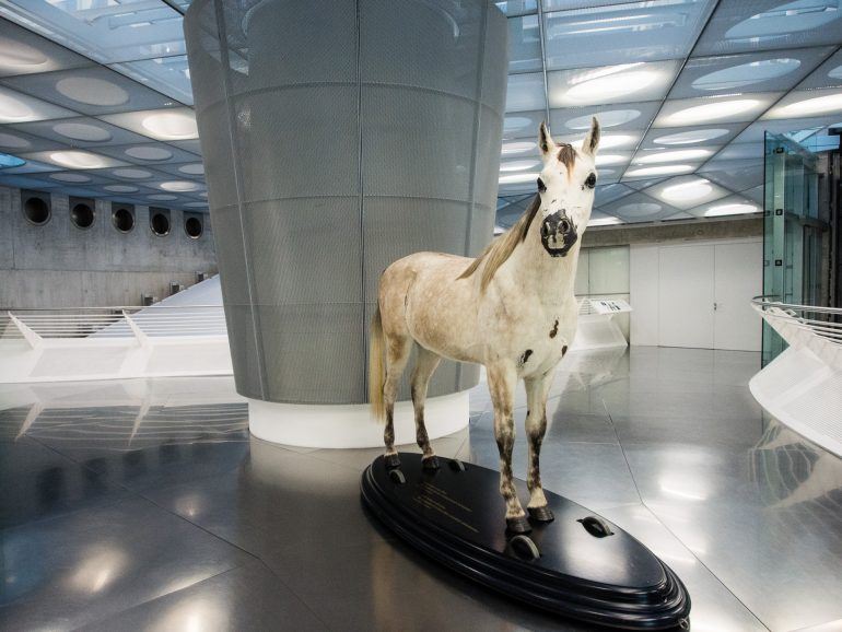 Pferd im Mercedes-Benz Museum