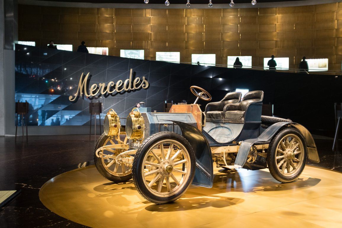 Mercedes Benz Museum in Stuttgart