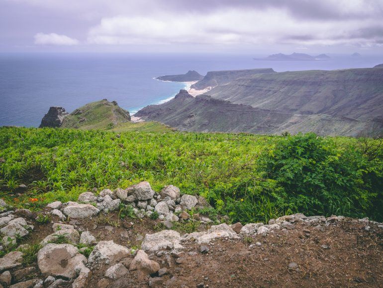 Aussicht vom Monte Verde auf Sao Vicente Kapverden