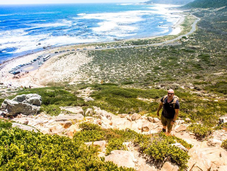 Stephan am Kap der Guten Hoffnung in Südafrika