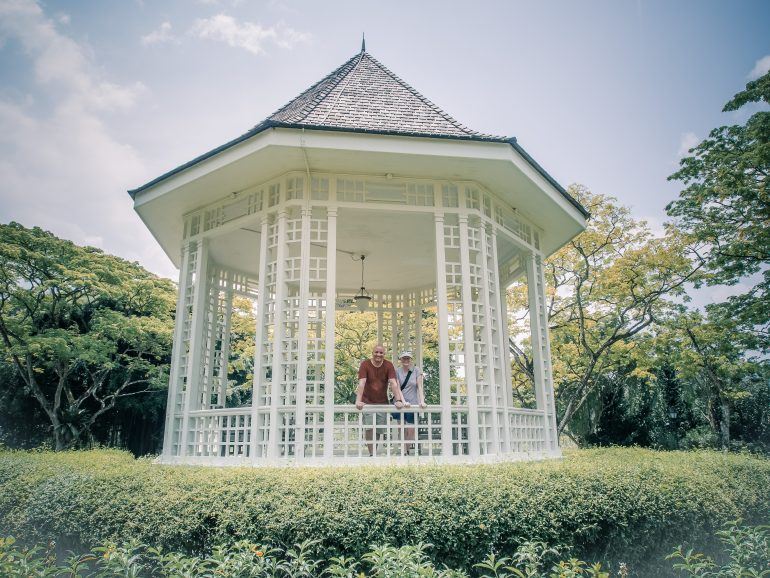 Fotospot im Botanischen Garten in Singapur