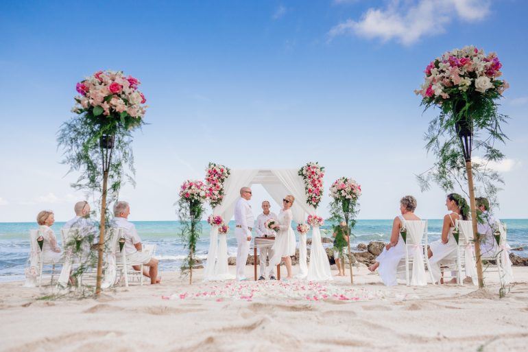 Hochzeit am Strand auf Koh Samui Thailand