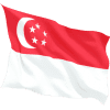 Singapur Flagge