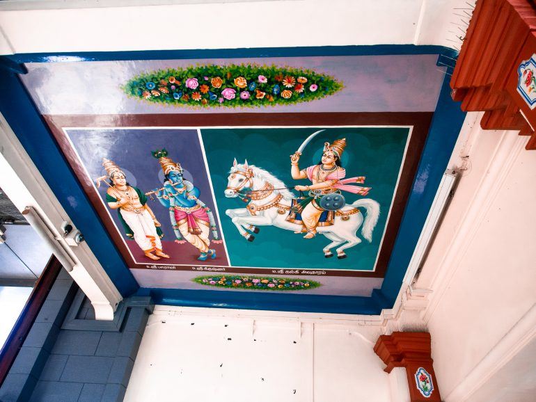 Reinkarnation Sri Mariamman Tempel Singapur