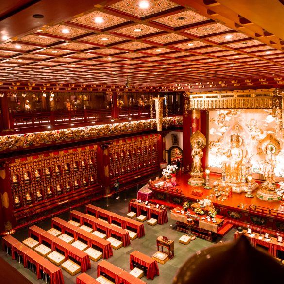 Buddha Tooth Relic Tempel Chinatown Singapur