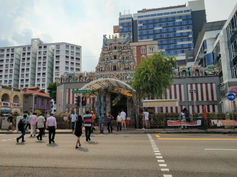 Hindi Tempel in Little India Singapur