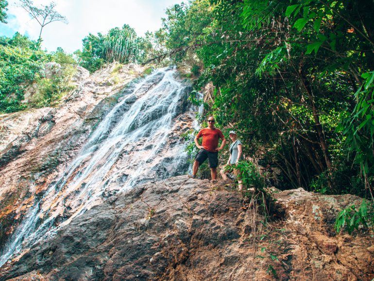 Na Muang Wasserfall auf Koh Samui Thailand