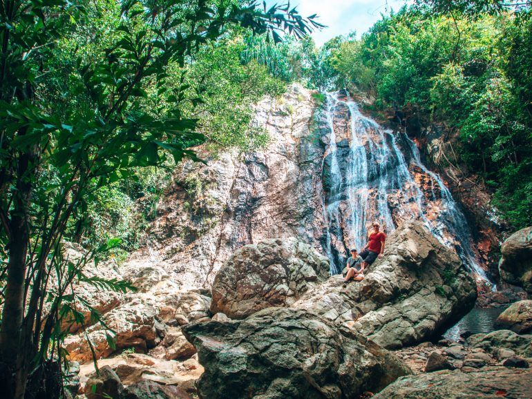 Na Muang Wasserfall auf Koh Samui Thailand